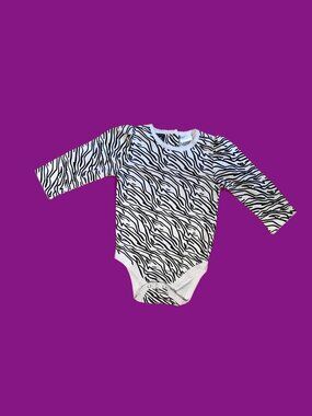 So La Vita Baby Girls Long Sleeve 1pc Body Suite Tiger - 18m